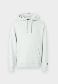 EMBROIDERED HOODIE - Sweatshirt - lowland blue/white