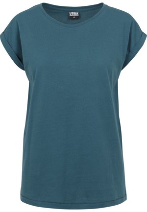 Urban Classics EXTENDED SHOULDER - Jednoduché tričko - teal