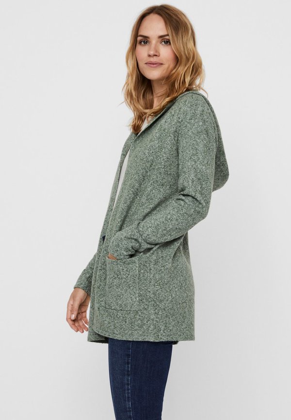 VMDOFFY OPEN HOOD CARDIGAN  - Cardigan - laurel wreath2