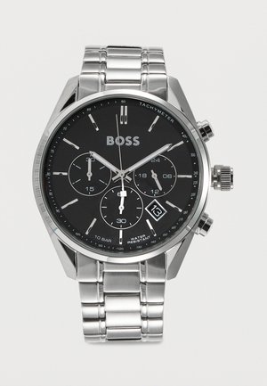 BOSS CHAMPION - Kronograf - silver-coloured/black