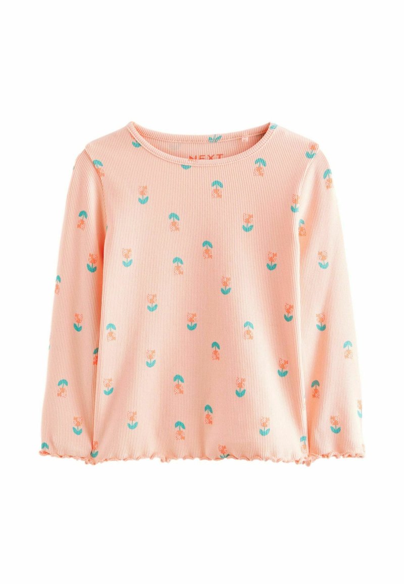 Next Top dugih rukava - coral pink flower