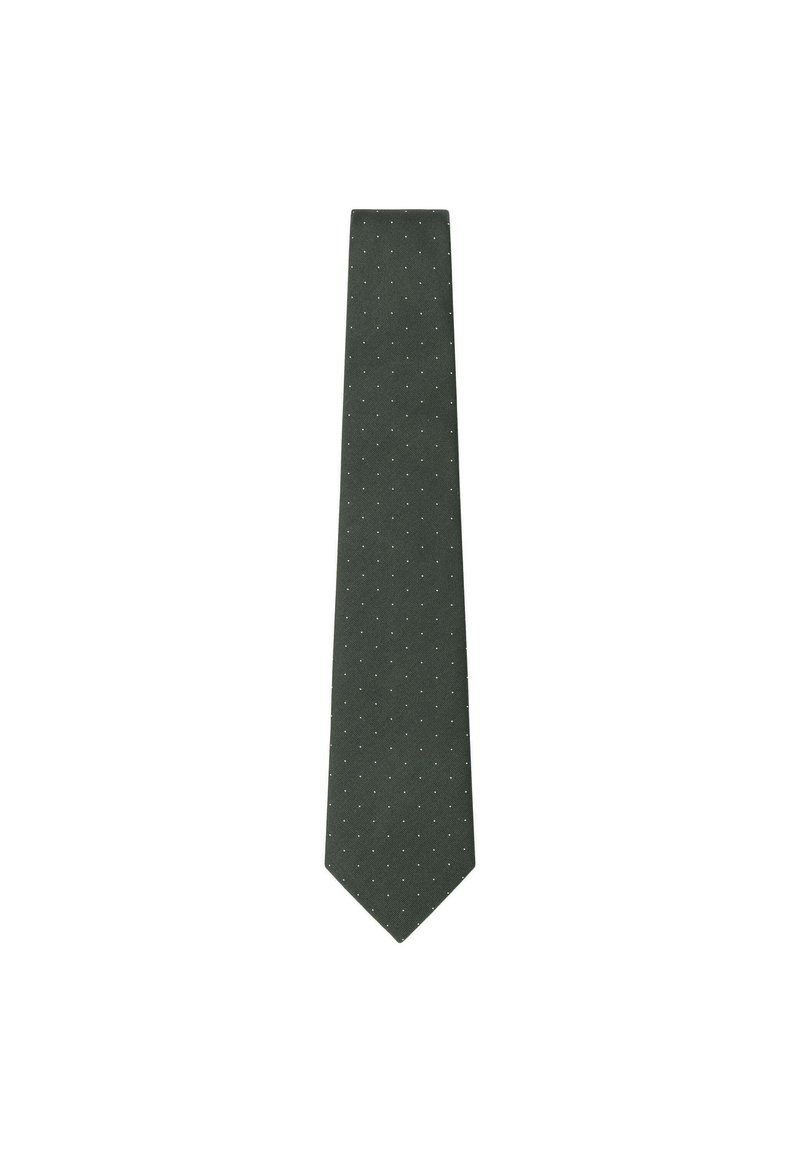 Hackett London CLASSY TINY DOT - Krawatte - emerald green