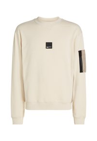 Karl Lagerfeld Jeans MIX MATERIAL FIT - Sweatshirt - whitecap gray