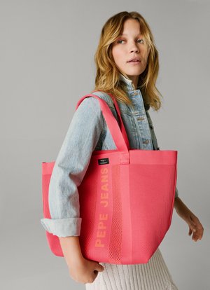 Pepe Jeans WINSLOW - Bolso shopping - coral pink
