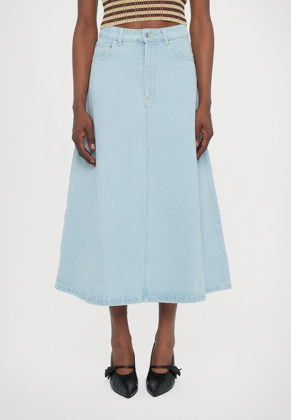 CINTIA - Denim skirt - eco bleach