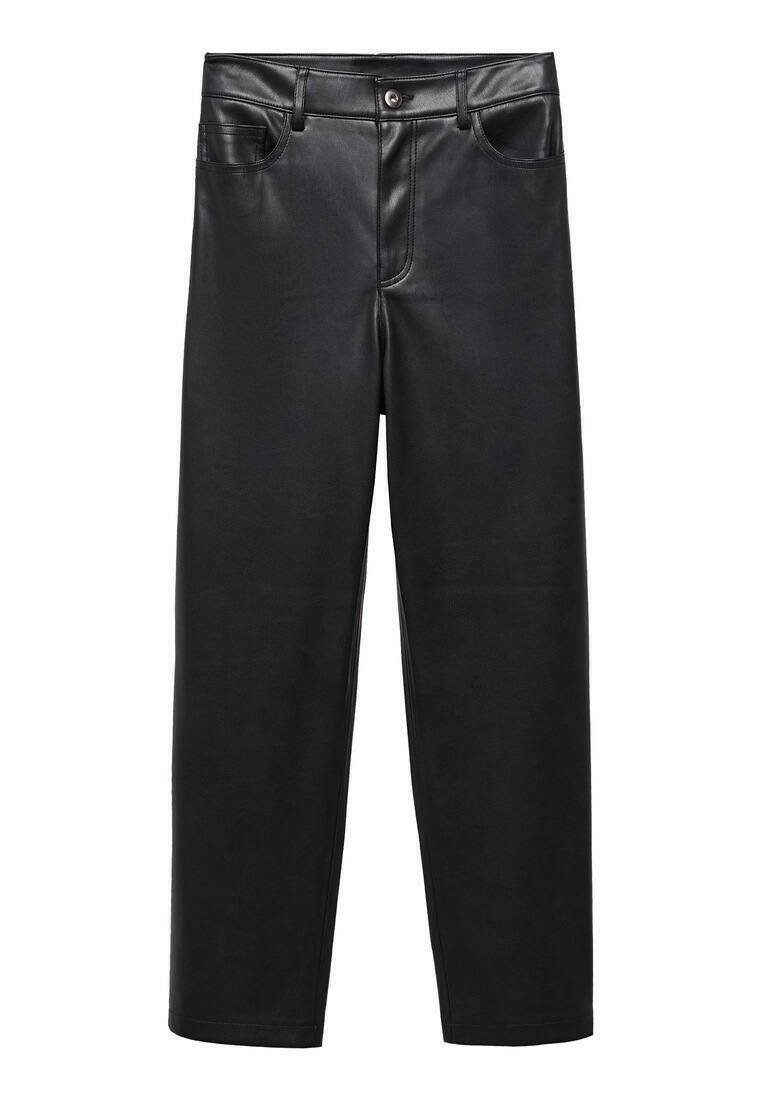 Mango Broek zwart