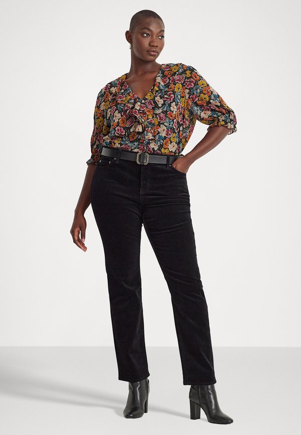 STRETCH CORDUROY STRAIGHT TROUSER - Trousers2