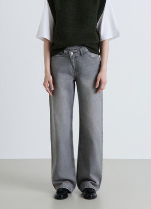 Calliope, JEAN TINTA UNITA - Jeans baggy - grigio denim