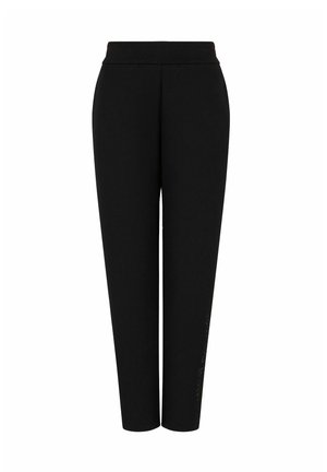Armani Exchange CON STRASS - Pantaloni sportivi - nero