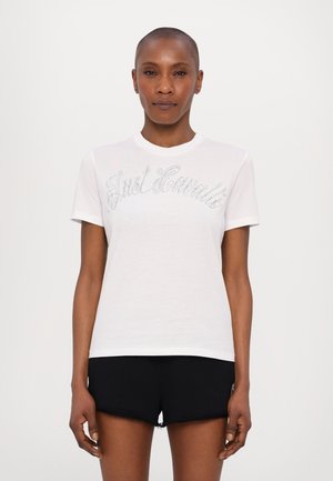 LOGO ITALICS - T-shirts med print - white