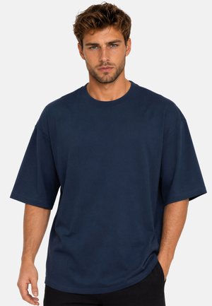 Reichstadt RELAXED FIT T-SHIRT - T-shirt basic - dark blue