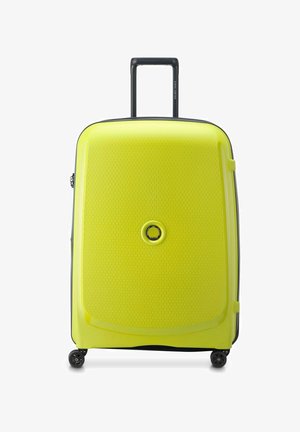 Delsey Paris BELMONT PLUS 4 ROLLEN TROLLEY MIT DEHNFALTE - Bagaglio a mano - gruen chartreuse