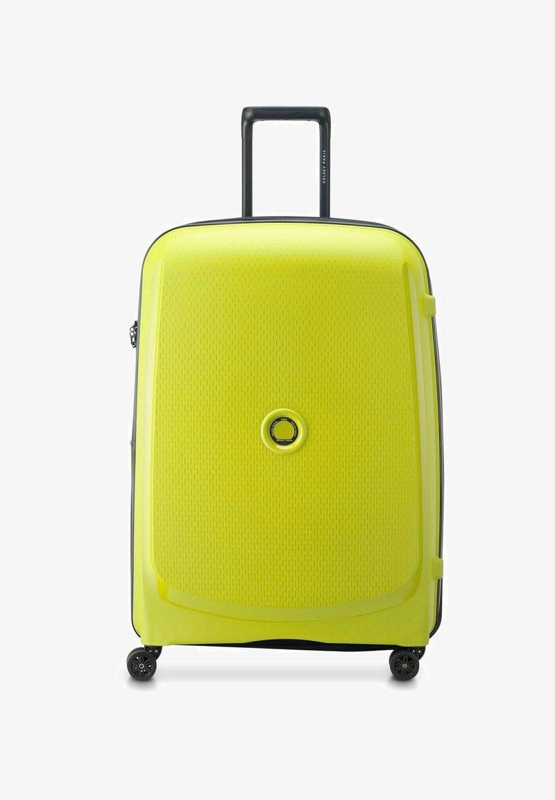 Delsey Paris BELMONT PLUS 4 ROLLEN TROLLEY MIT DEHNFALTE - Bagaglio a mano - gruen chartreuse