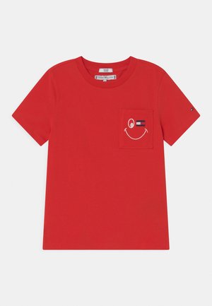 POCKET UNISEX - Camiseta estampada - deep crimson