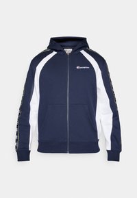 SPORT HERITAGE FULL ZIP HOODIE - Camisola com fecho - dark blue