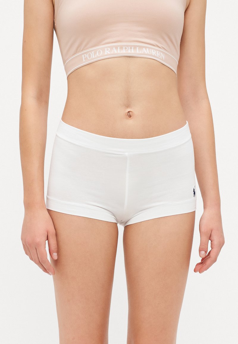 Polo Ralph Lauren GIRL SHORT - Calças - white cloud