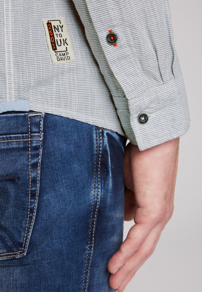 Camp David Chemise à Manches Courtes Dip Dye Pour Homme