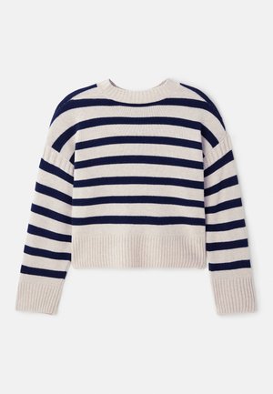 Vanessa Bruno ESTHER - Strickpullover - ecru/marine