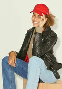 JJXX JXBASIC SMALL LOGO BASEBALL - Gorra - fiery red