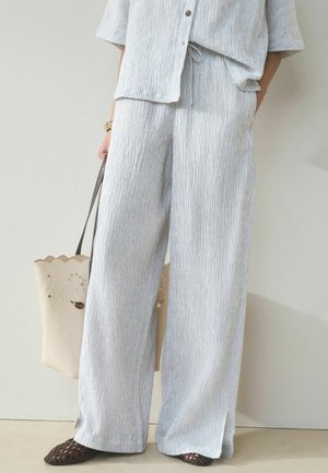 Next, 2 PACK - Trousers - slate blue white stripe