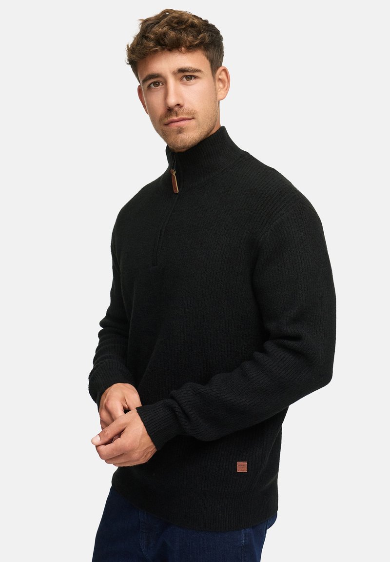 INDICODE JEANS Strickpullover black/schwarz Zalando