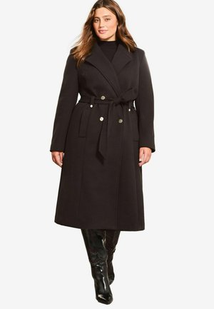 BELTED  - Trench - black