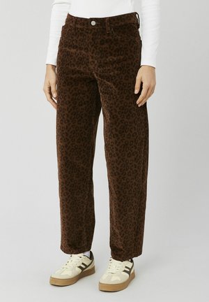 LÉOPARD - Pantalon classique - marron