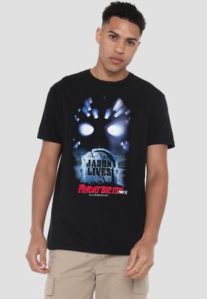 Warner Brothers, FRIDAY THE 13TH JASON LIVES POSTER - Print T-shirt - black