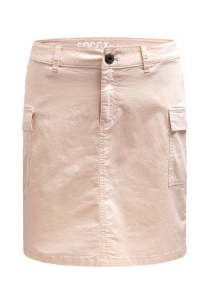 Soccx, SOCCX BASIC ROCK IM CARGO-STIL - Pencil skirt - milky beige