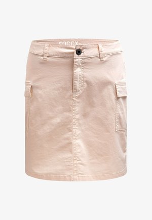 Soccx, SOCCX BASIC ROCK IM CARGO-STIL - Bleistiftrock - milky beige