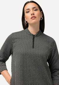 Ulla Popken Denní šaty - dark gray-mottled