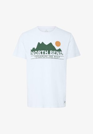 North Bend, NBCASH - Trükipildiga T-särk - white