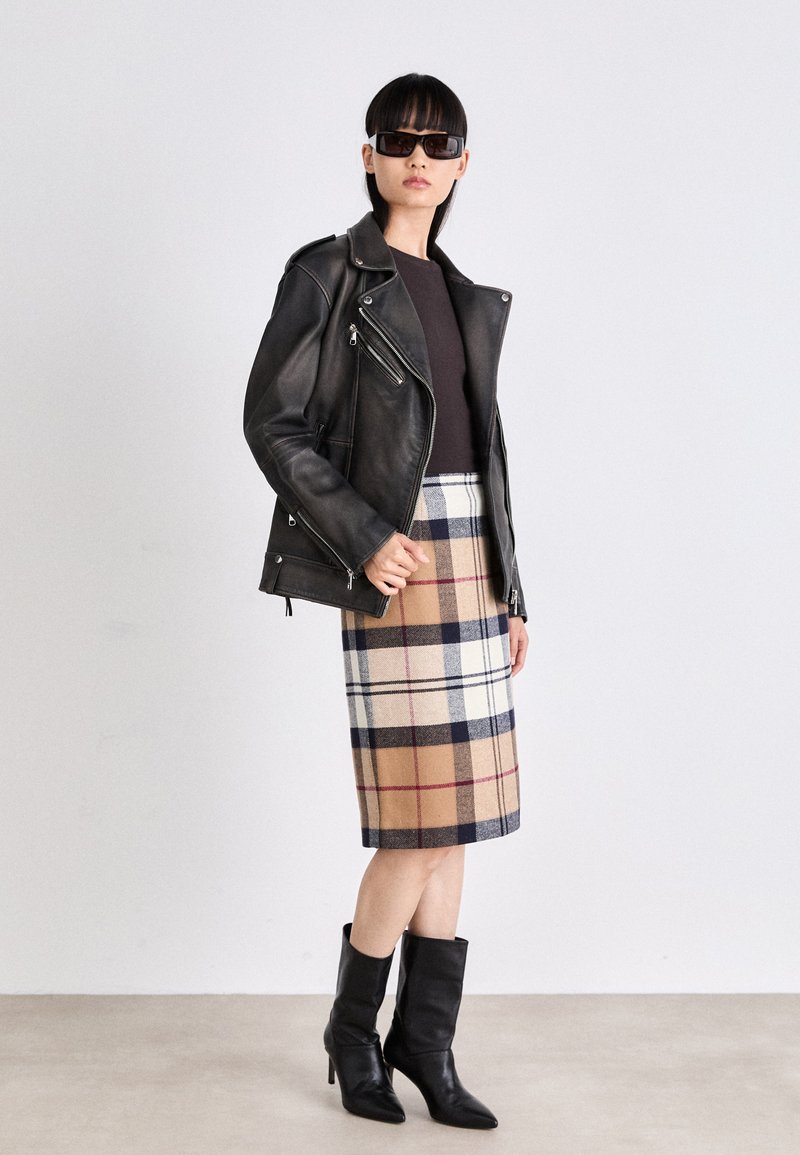 Barbour ROSA SKIRT Pencil skirt hessian tartan/multi-coloured