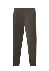 HIGH-RISE ANKLE-LENGTH  - Leggings - dark grey