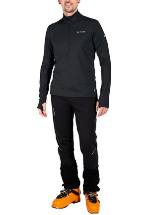 LIVIGNO HALFZIP - Long sleeved top - black