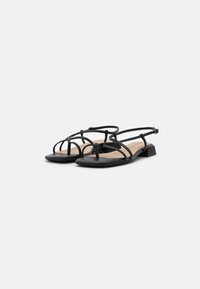 Tamaris T-bar sandals - black matt