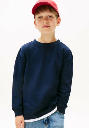 FLAG EMBROIDERY - Camiseta de manga larga - dark blue