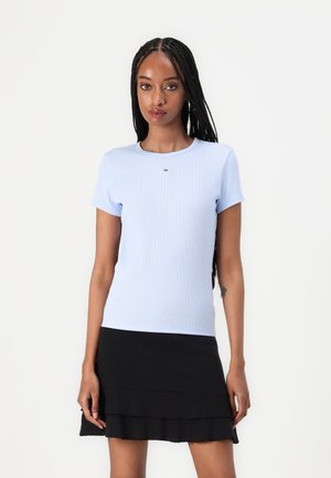 SLIM ESSENTIAL - Print T-shirt - sweet blue