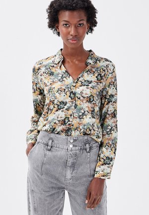 Overhemdblouse - vert kaki