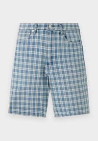 PLAID SHORT - Denimshorts - blue plaid