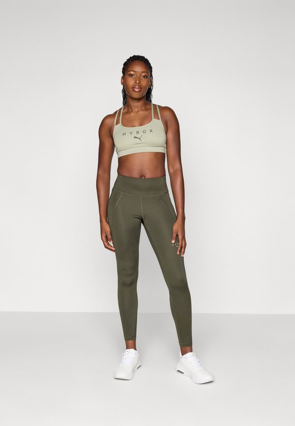 HYROX MOVE STRAPPY BRA - Medium support sports bra - lux army4