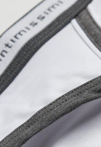 IUMAN Intimissimi Uomo AUS STRETCH MIT LOGO - Trusser - grau - 384i - white/graphite blend