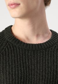 Jack & Jones JJJONES CREW NECK - Džemperis - rosin/black