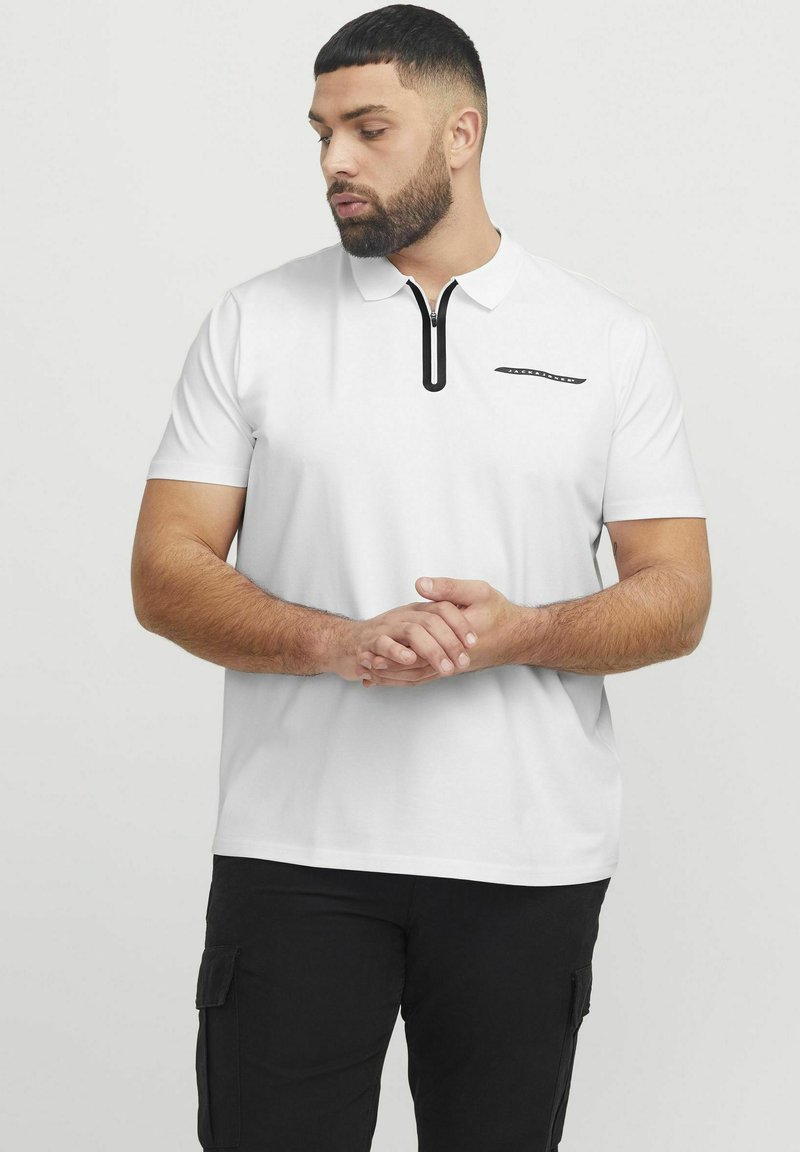 Jack & Jones GEDRUCKT - Poloshirts - bright white