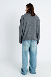 The Ragged Priest DIRECTION - Jumper - acid wash black
