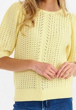 T-shirts print - light yellow