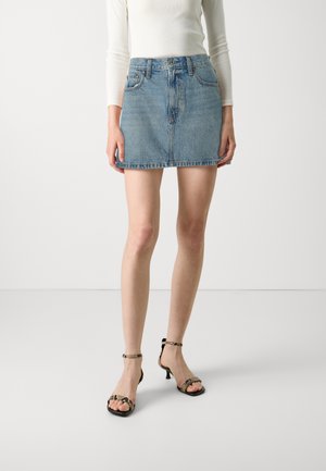 5 POCKET SKIRT - Jeansskjørt - light medium wash