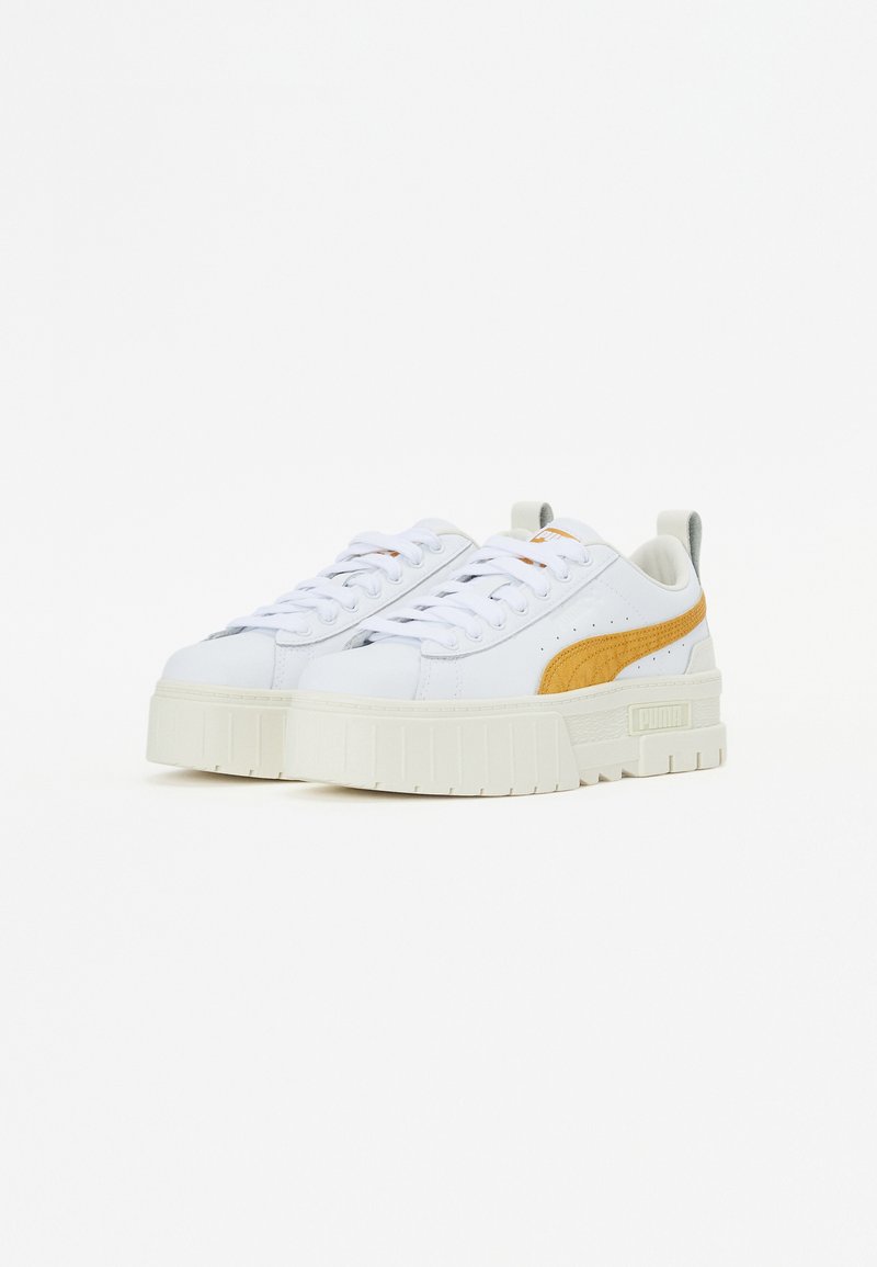 Puma MAYZE LUX - Tenisky - white/gold