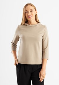 PUNTA ALIDE  - Long sleeved top - taupe