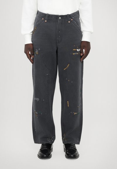 Evisu SEAGULL PRINT PANTS - Jean boyfriend - grey